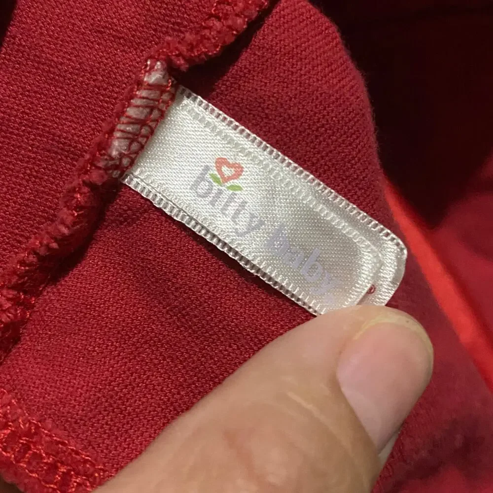 American Girl Bitty Baby 2010 Sweet Scarlet Red Dress ONLY - Picture 3 of 4